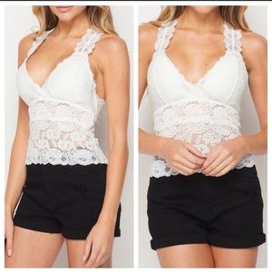 Lace Bra Tank Top